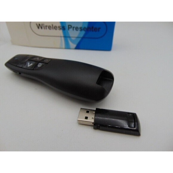 Qui Technology Wireless Presenter Clicker & Laser Pointer  2.4GHz USB Receiver - Picture 6 of 9